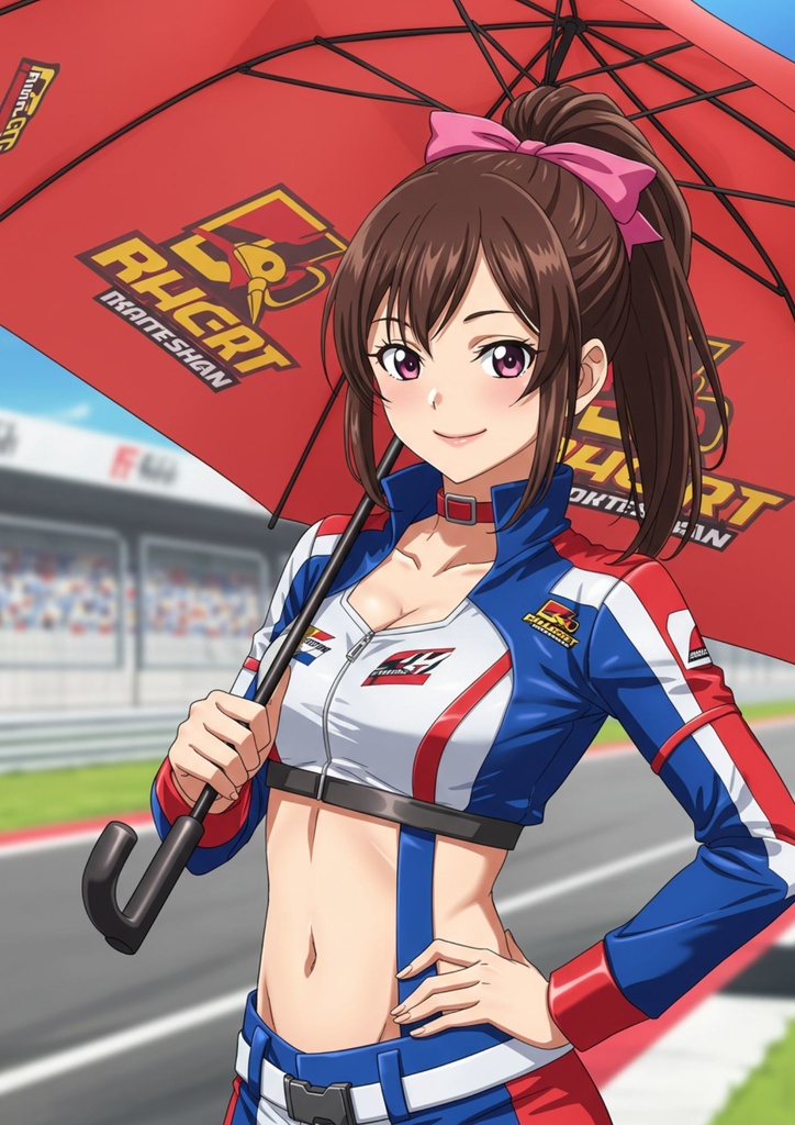 サーキット場の花☆レースクイーン