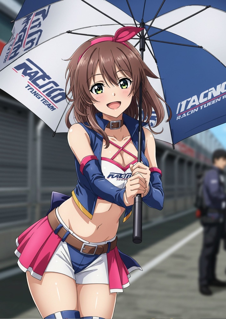 サーキット場の花☆レースクイーン