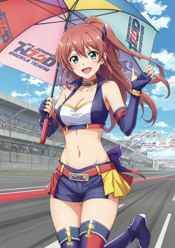 サーキット場の花☆レースクイーン