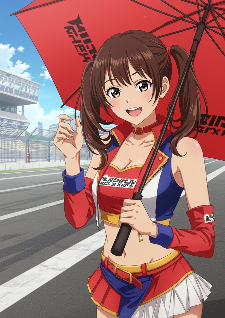 サーキット場の花☆レースクイーン