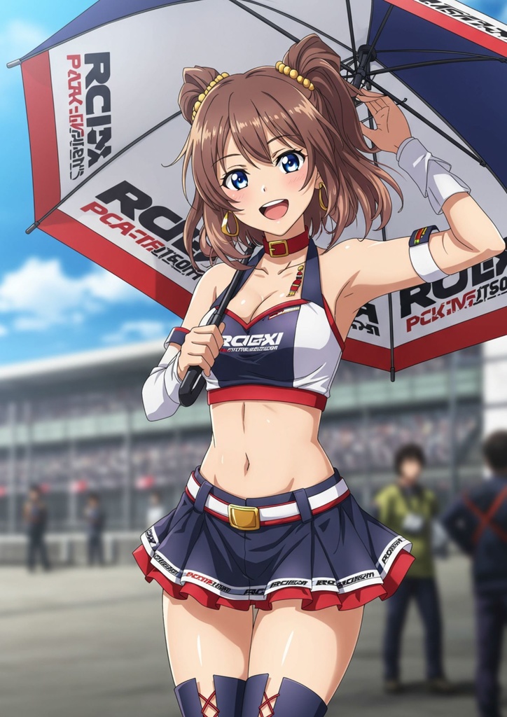 サーキット場の花☆レースクイーン