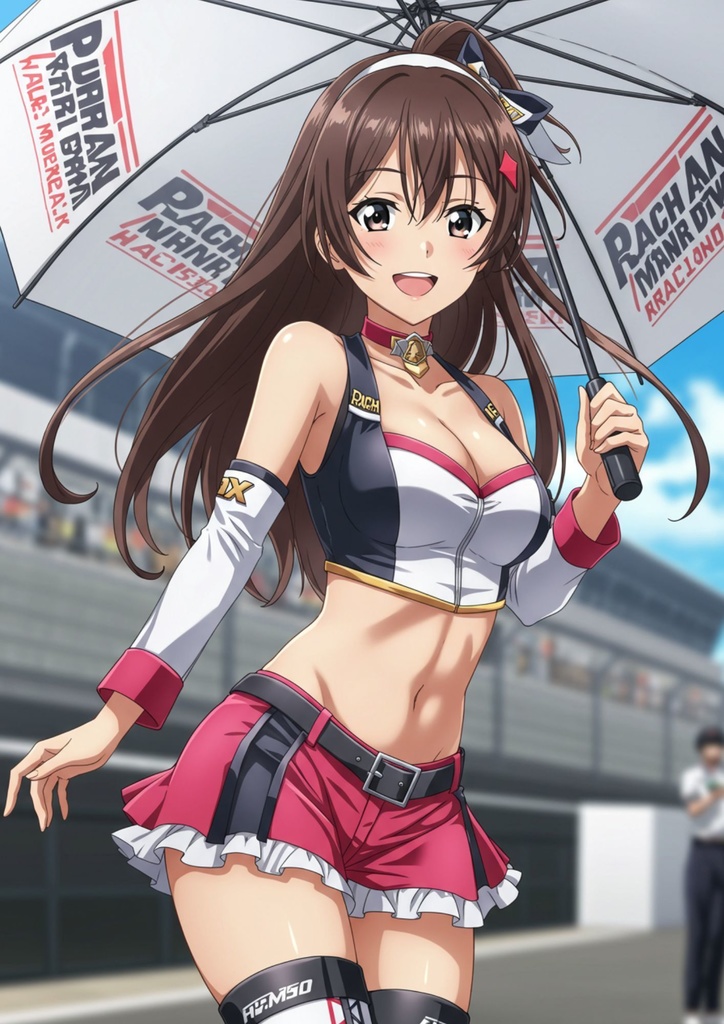 サーキット場の花☆レースクイーン