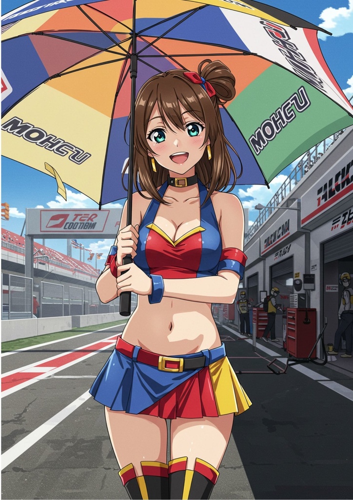 サーキット場の花☆レースクイーン