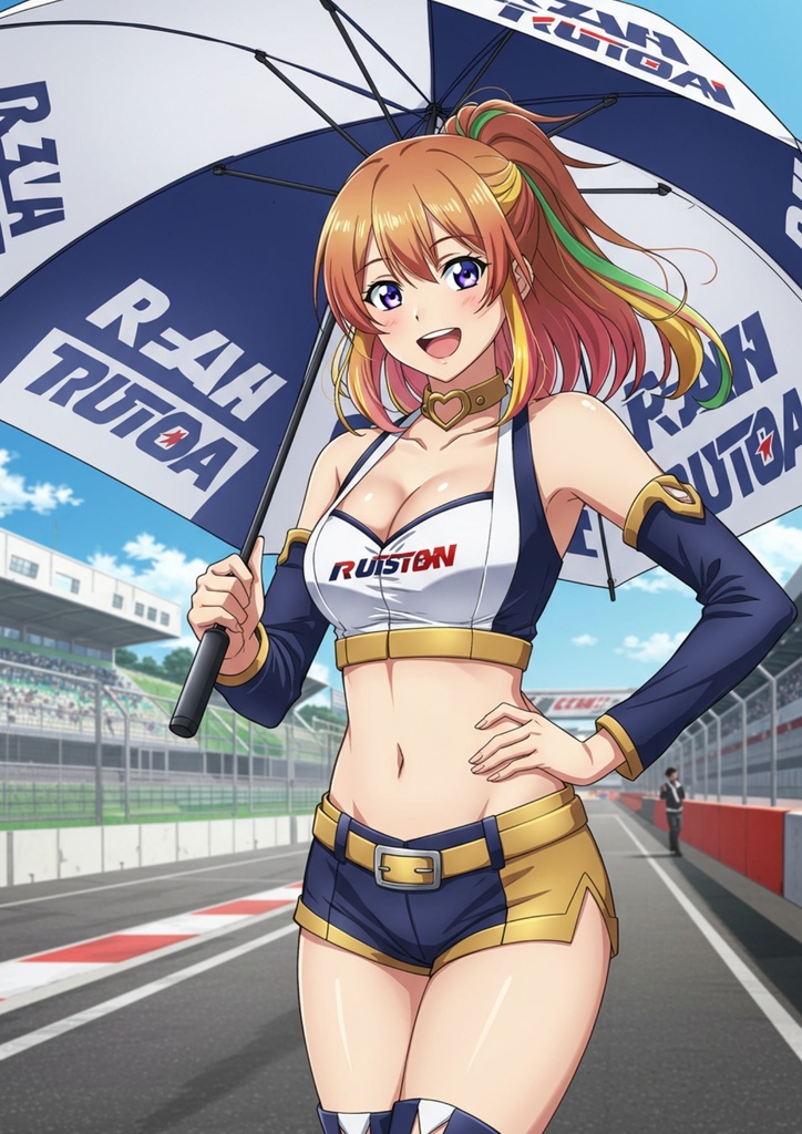 サーキット場の花☆レースクイーン