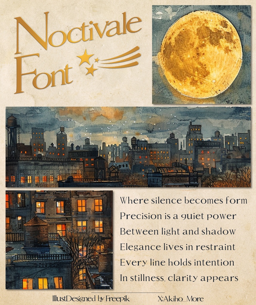 フォント『Noctivale Font』