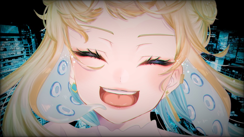 一周年記念　月背セレス　アクリルブロック