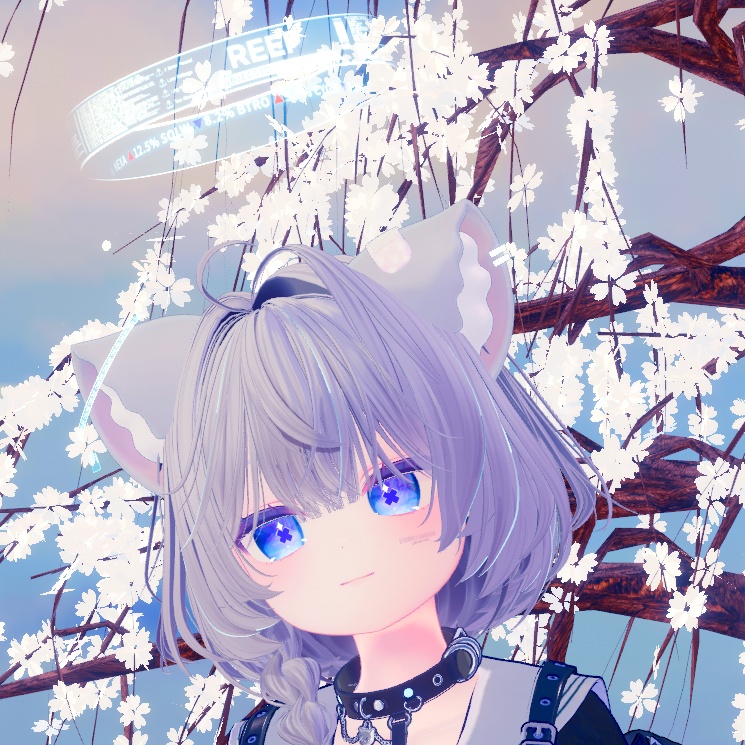 Cyberpunk Hologram Halo | サイバーパンクホログラムヘイロー