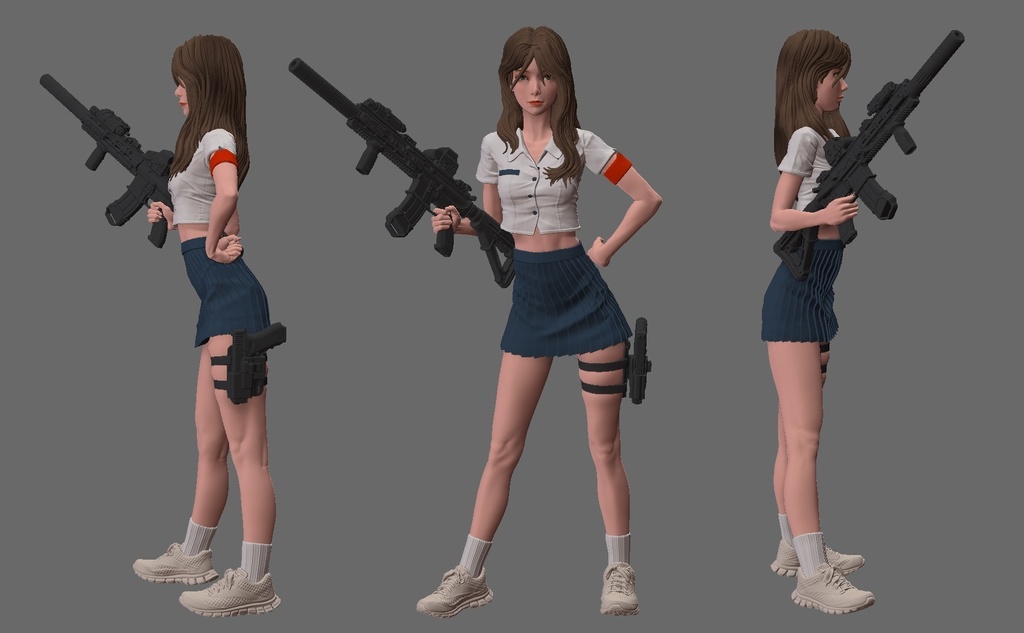 1: 20 RIFLE GIRL