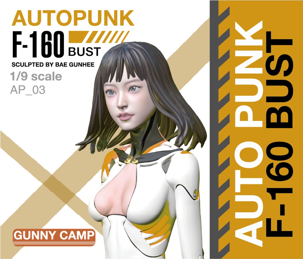 1:9 オートパンクF-160 胸像 AUTO  PUNK F-160 BUST