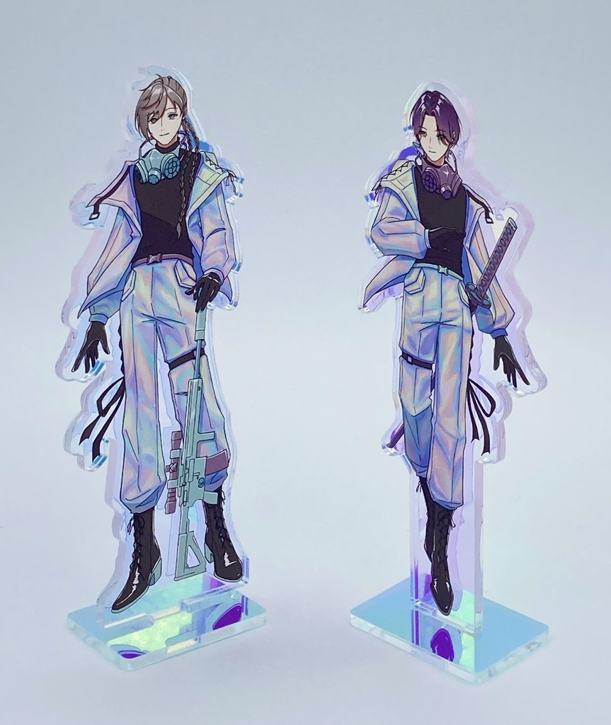 【非公式】紫陽花組 偏光オーロラアクスタ