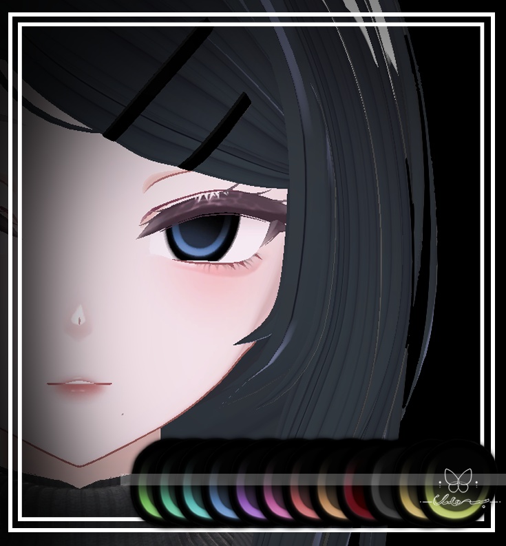 〖無料/Free〗❦レトロ リボン❦ Eye Texture〖Milltina〗 