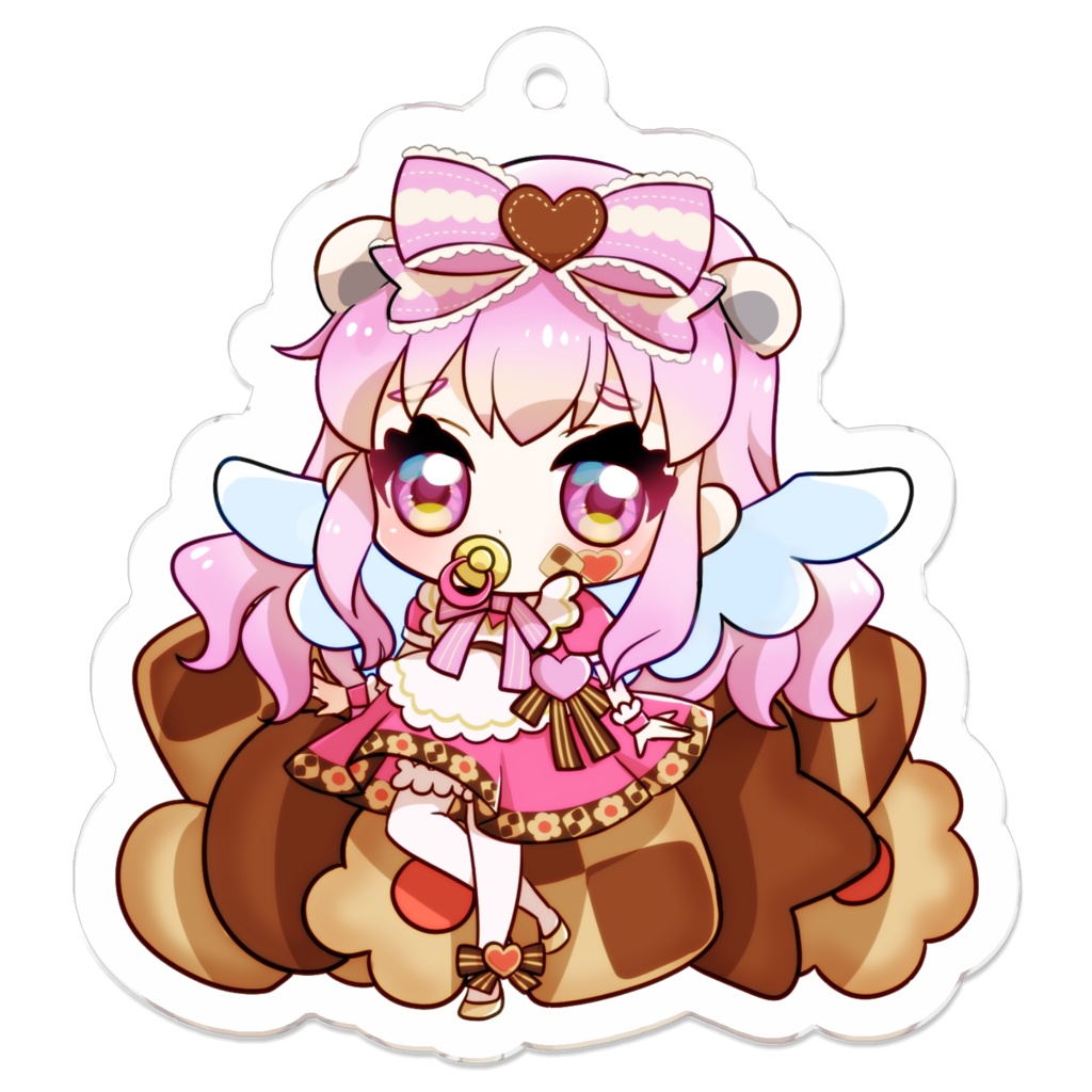 アクリルキーホルダー(でちゅver.)