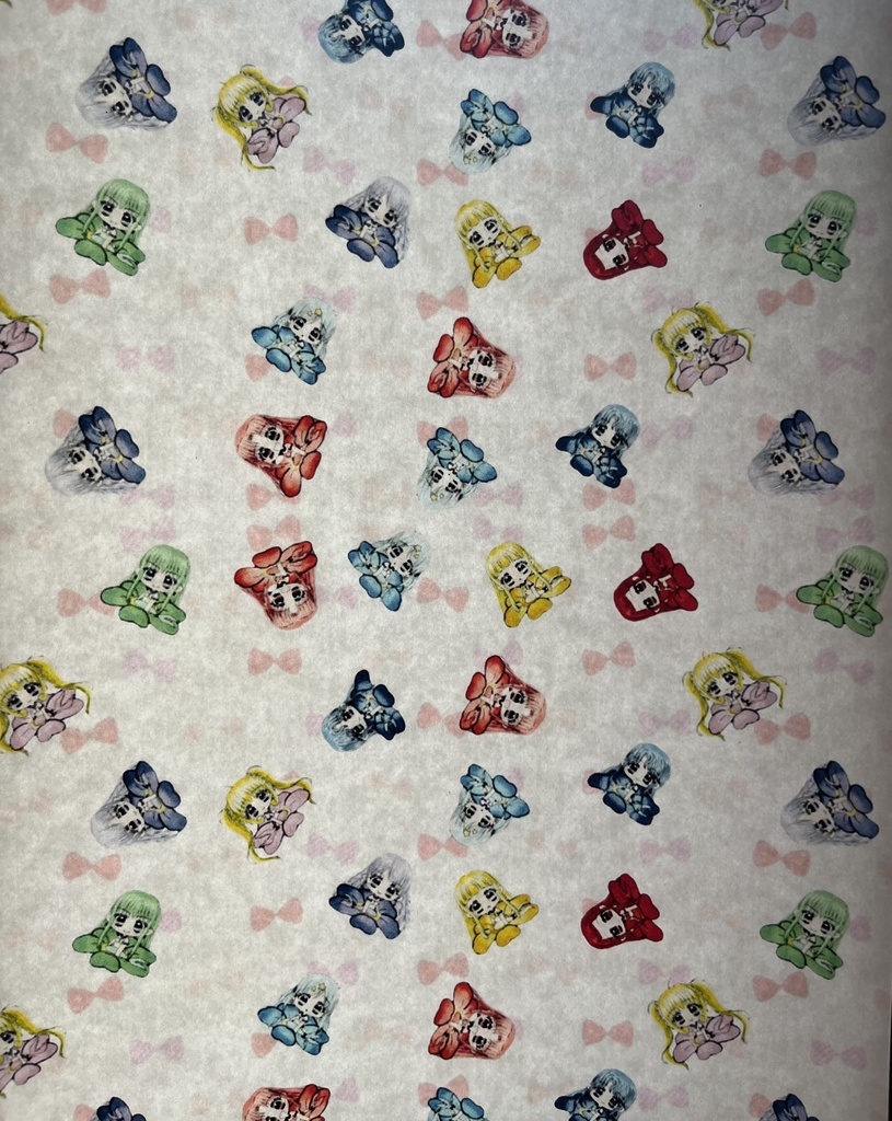 ぴちぴちピッチ ちょこんとシリーズ お花ver. デザインペーパー