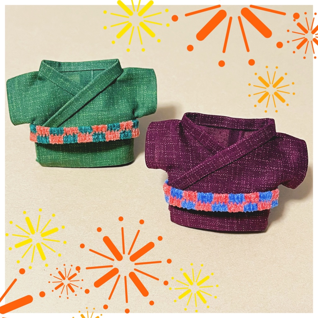 和色レトロ浴衣セット