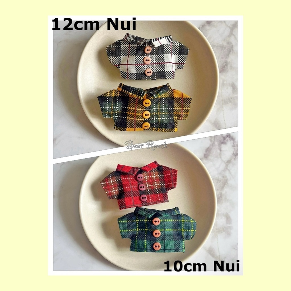 ネルシャツ風チェク柄シャツ　