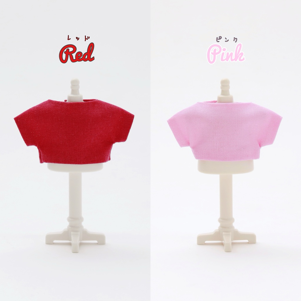 colour♡無地Tシャツ 【10cmぬい用】