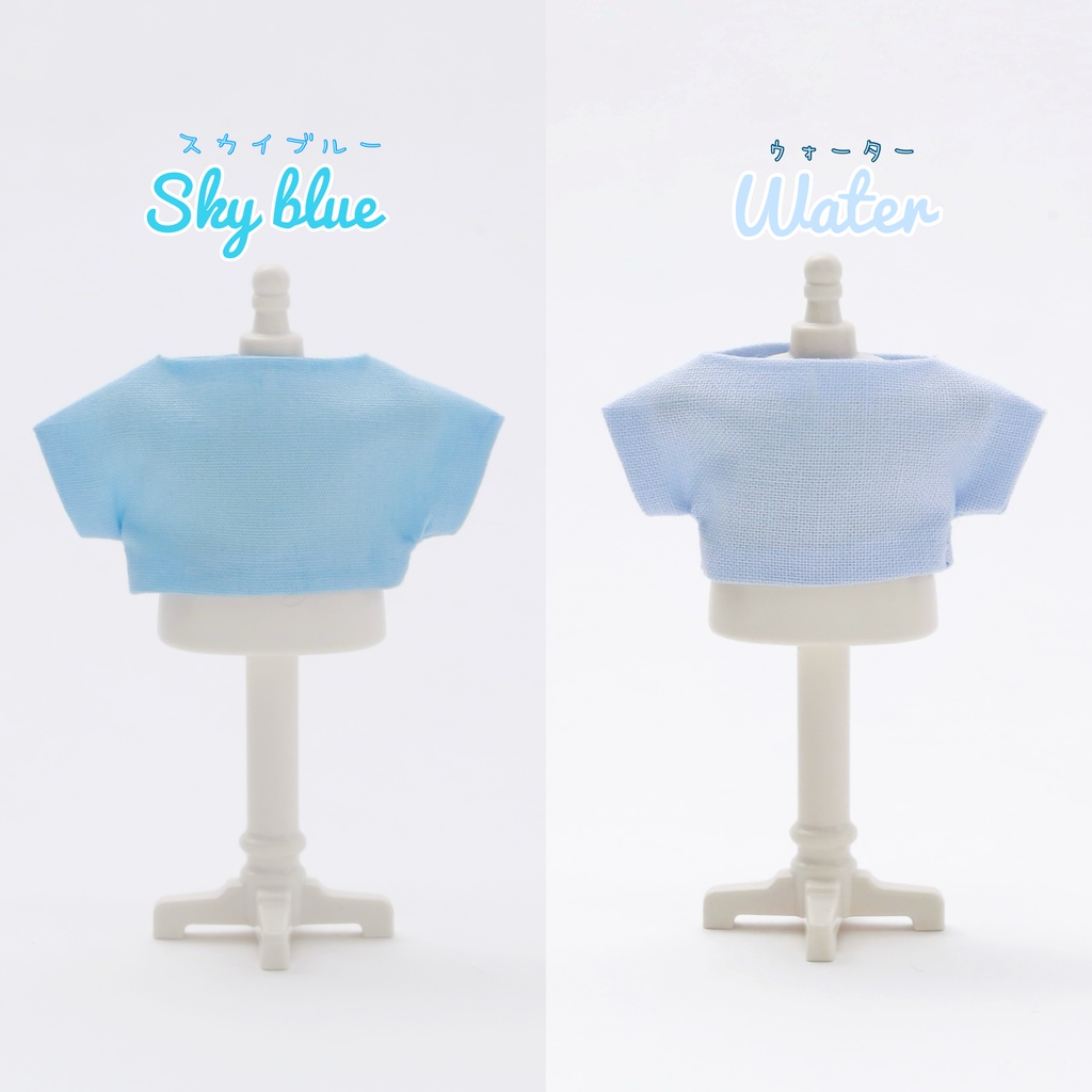 colour♡無地Tシャツ 【10cmぬい用】