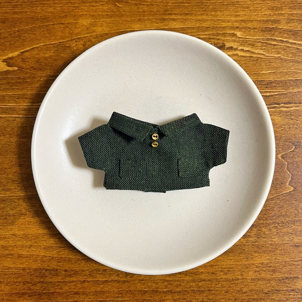 【 12cmぬい】アース系 カラーシャツ