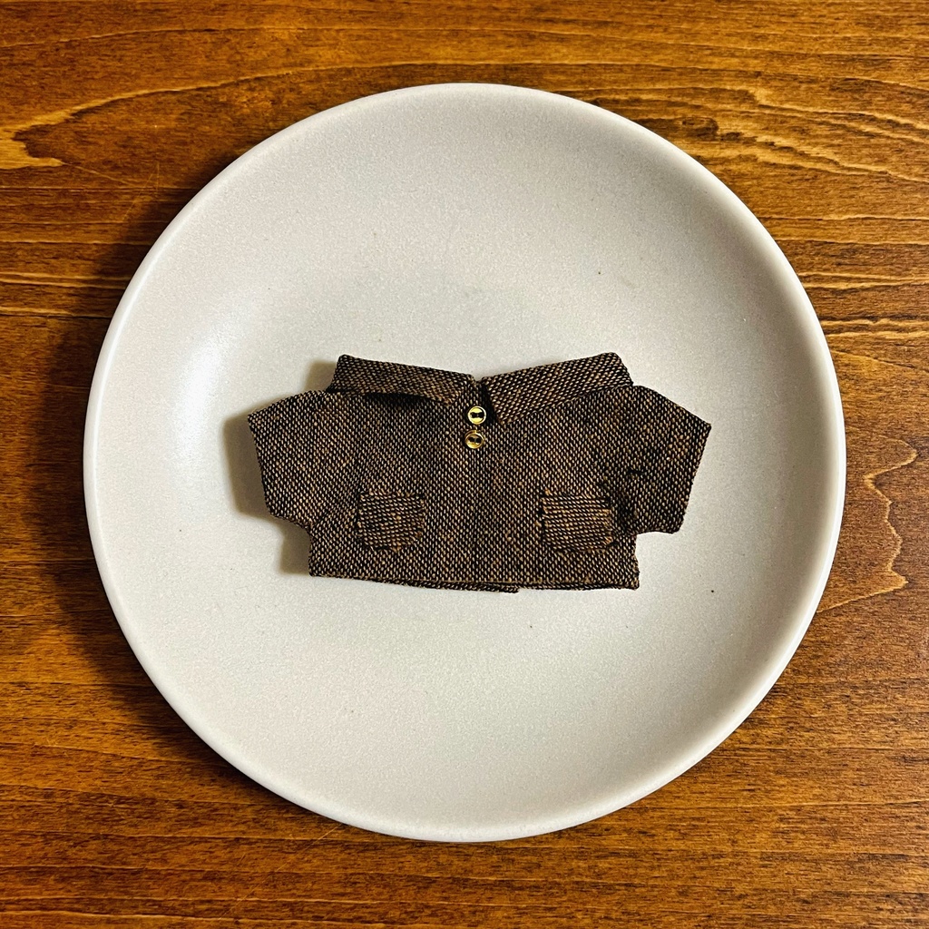 【 12cmぬい】アース系 カラーシャツ