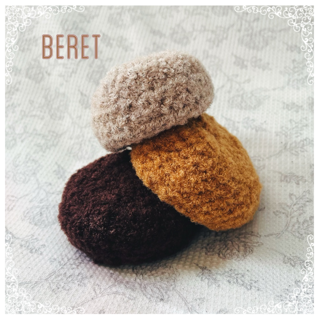 🧶ニットベレー帽🧶