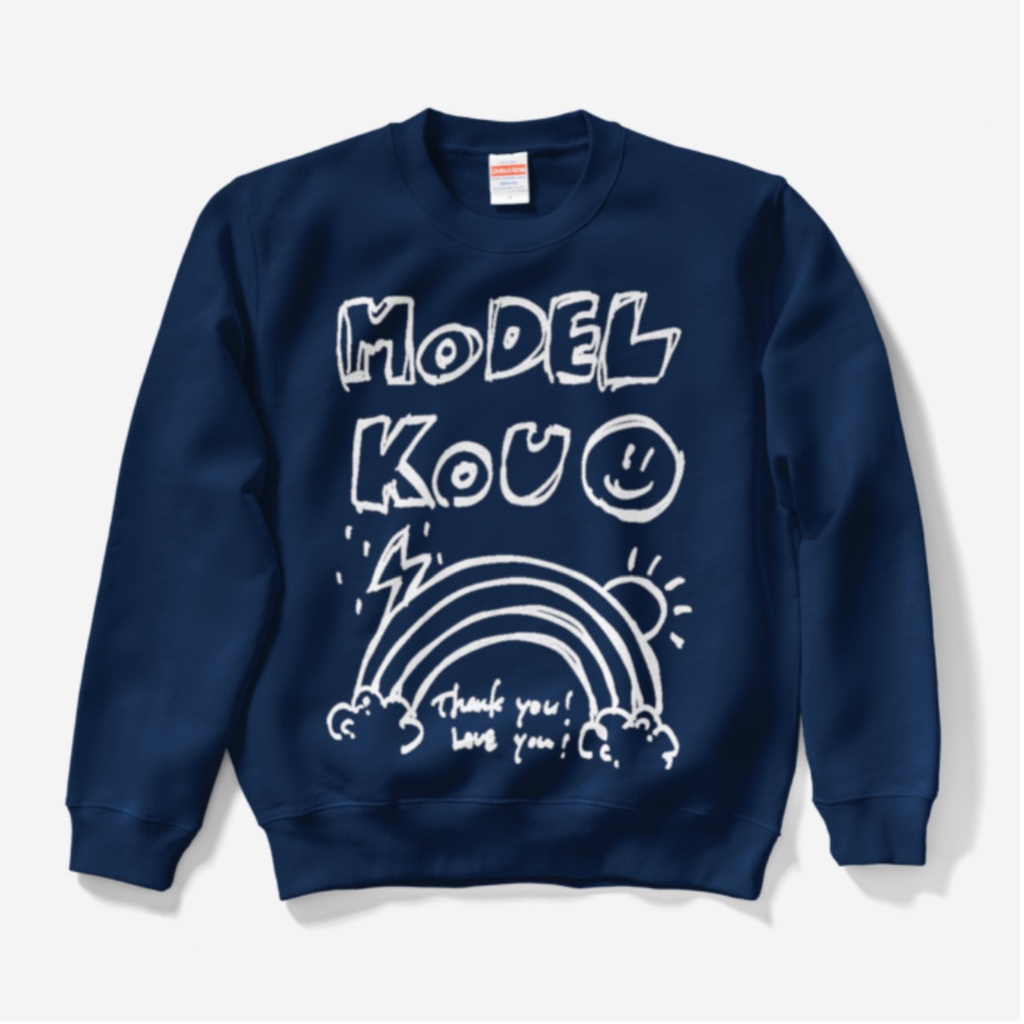 Model Kou Graffiti Sweatshirt