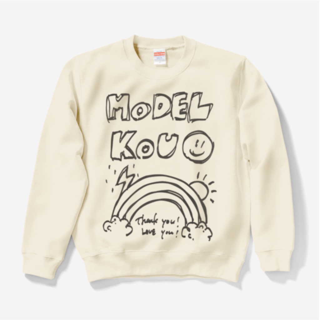 Model Kou Graffiti Sweatshirt