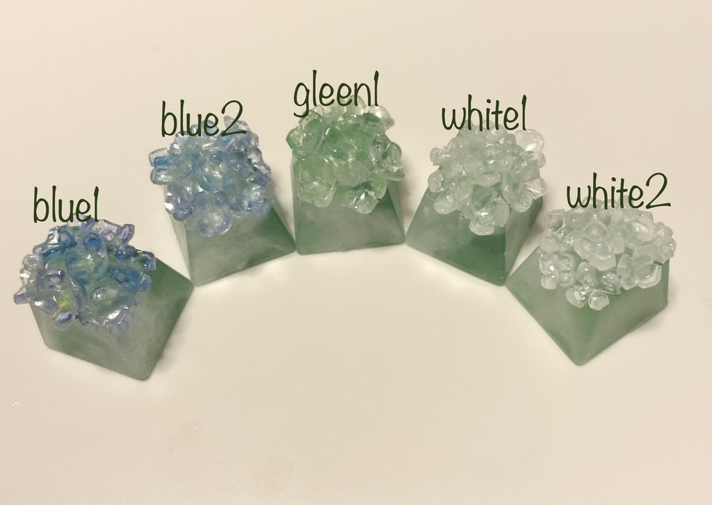 紫陽花キーキャップ hydrangea