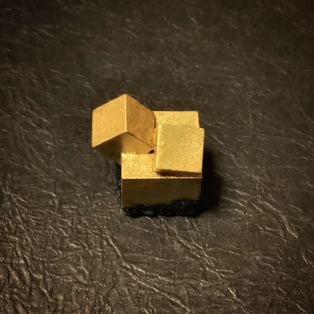 黄鉄鉱のキーキャップ Pyrite Keycap