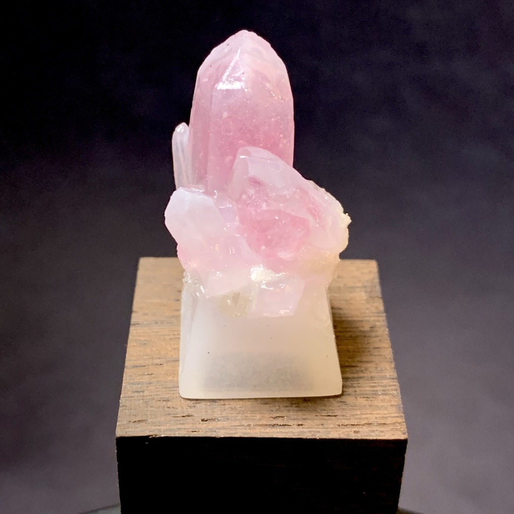 ピンククォーツのキーキャップ a