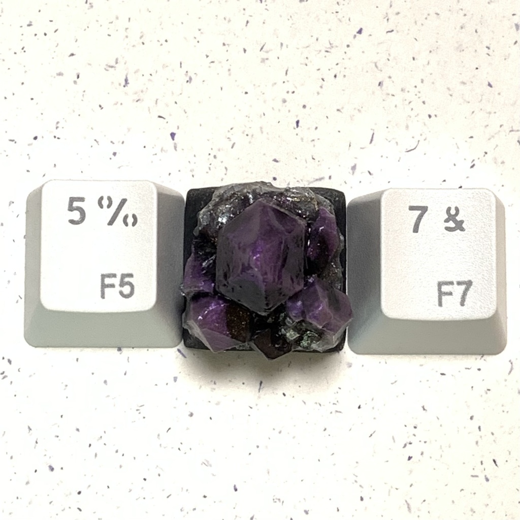 紫水晶のキーキャップ c
