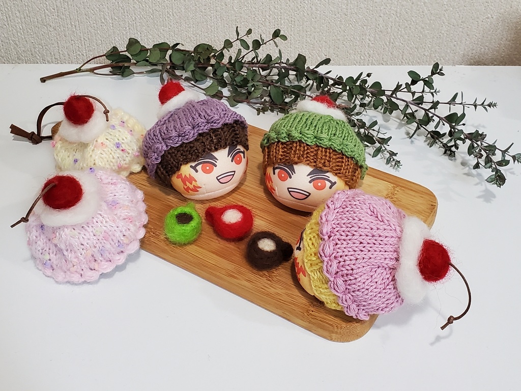 カップケーキなお帽子(おまんじゅうサイズ)