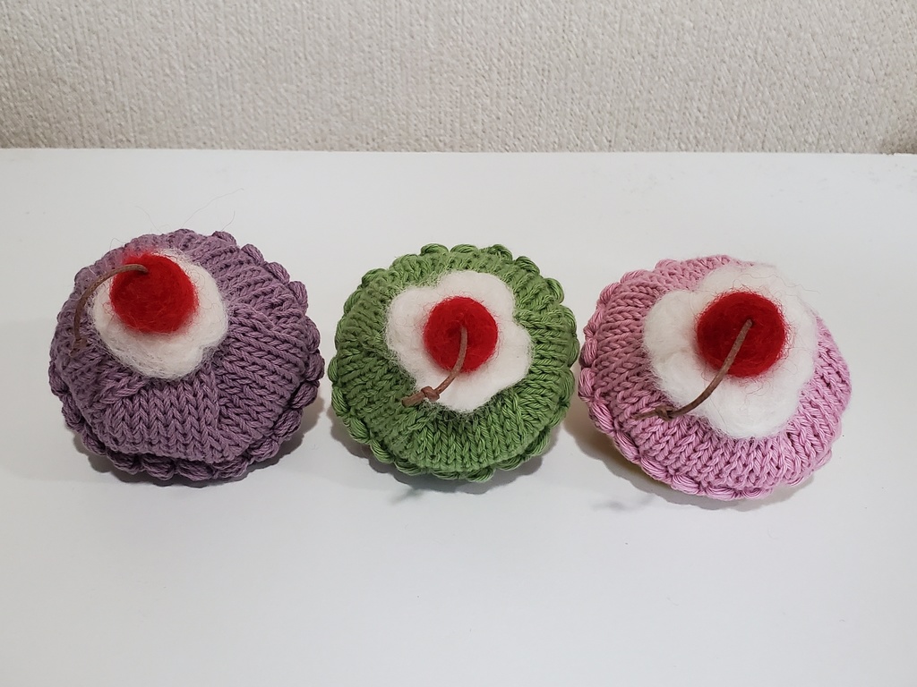 カップケーキなお帽子(おまんじゅうサイズ)