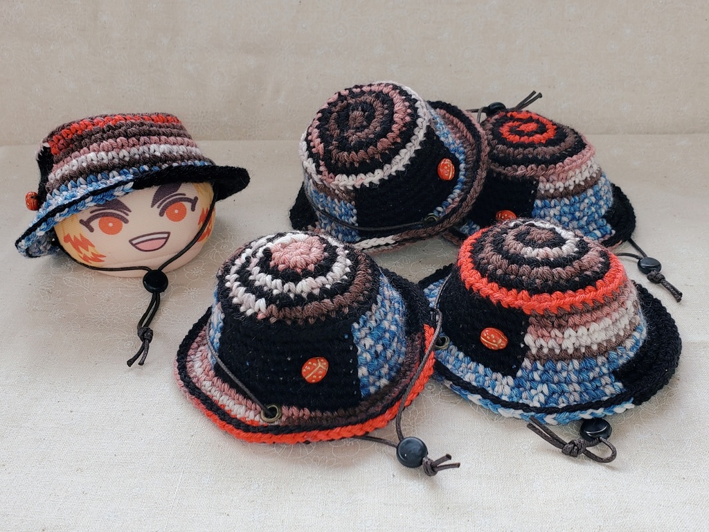 🐞サファリハット⑦(ブラック)