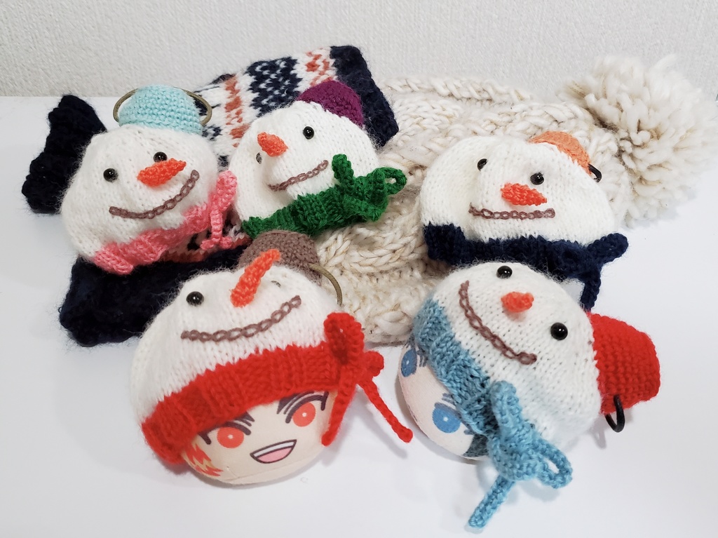 vintage ❀ snowman yellow cap 雪だるまくん (a) - usbcell.com.uy