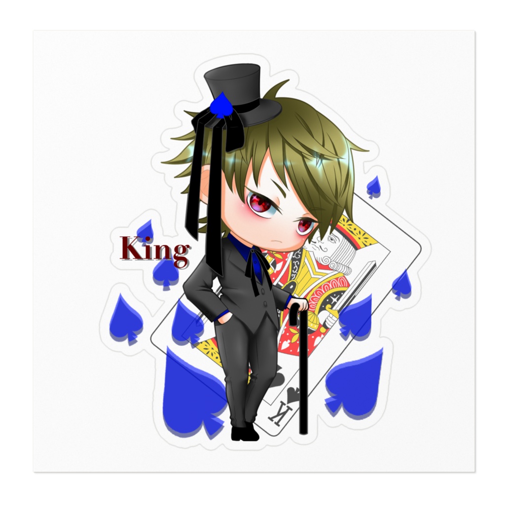 Kingステッカー