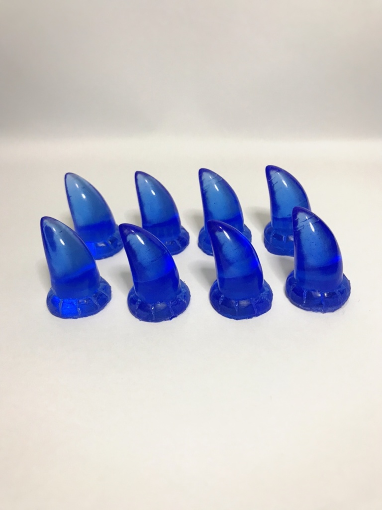 【着ぐるみ用レジン爪】海原ブルー8個セット