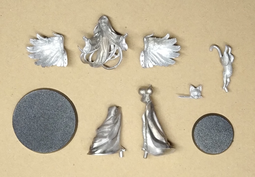 Elin エヘカトル神像と使徒「黒猫」 メタルフィギュア