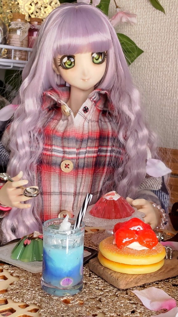 【お値段改定🪄】1/3ドールサイズ★ミニチュアドリンク(4種類)🍹カラフルで爽やかな、涼しげなドリンクはいかがですか✨