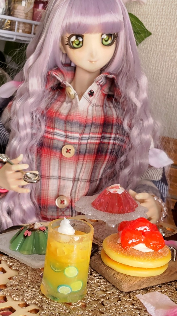 【お値段改定🪄】1/3ドールサイズ★ミニチュアドリンク(4種類)🍹カラフルで爽やかな、涼しげなドリンクはいかがですか✨