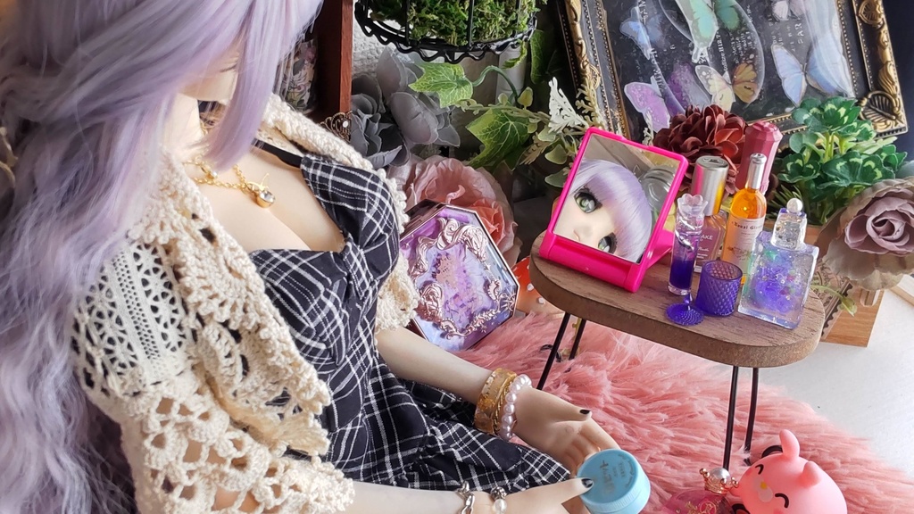 ドールサイズ*コスメ風3点セット②★5種類/あなたのドールさんには、何色がお似合いですか✨