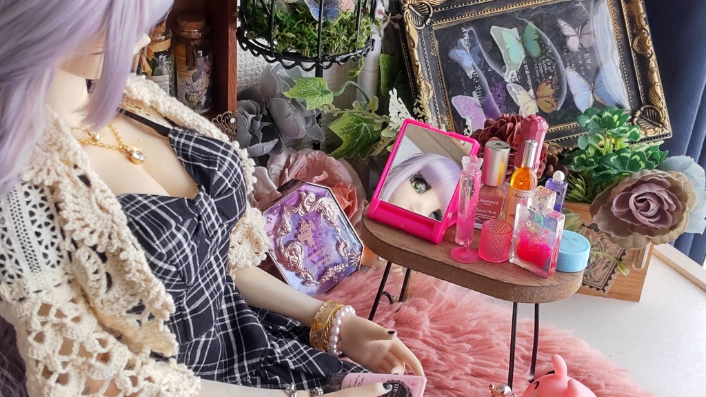 ドールサイズ*コスメ風3点セット②★5種類/あなたのドールさんには、何色がお似合いですか✨