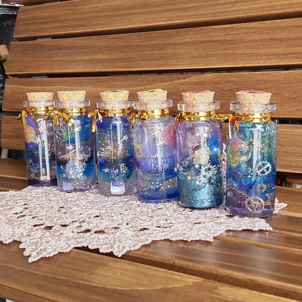 【小瓶】星宿りし青き空✨(6種類)★1/3ドールサイズ/【小瓶】(組合せ自由)2つご購入でミニトランクに入れてお届けします♪