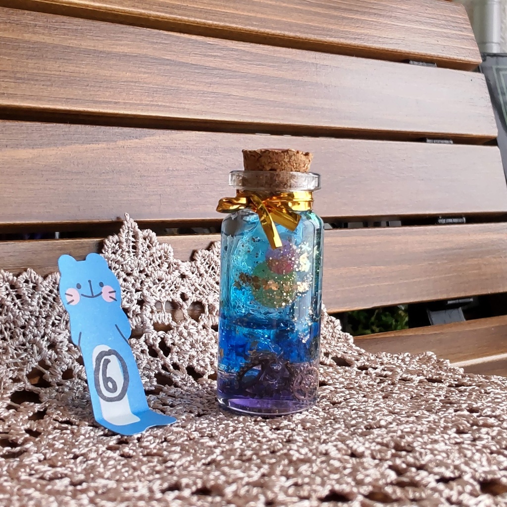 【小瓶】星宿りし青き空✨(6種類)★1/3ドールサイズ/【小瓶】(組合せ自由)2つご購入でミニトランクに入れてお届けします♪