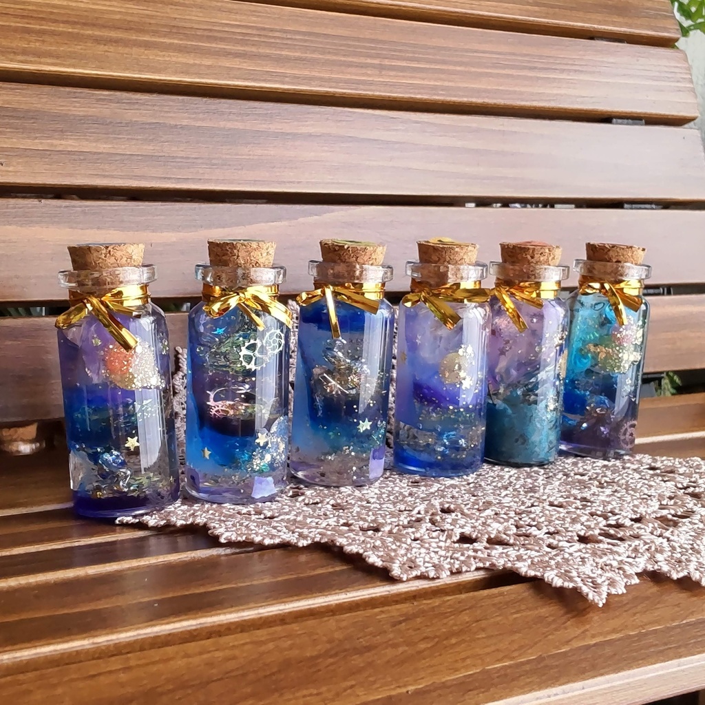 【小瓶】星宿りし青き空✨(6種類)★1/3ドールサイズ/【小瓶】(組合せ自由)2つご購入でミニトランクに入れてお届けします♪