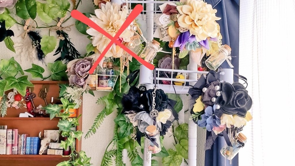 【年末SALE‼️送料無料】1/3ドールサイズ★フラワーポシェット/不思議な植物の入った小瓶を下げて、お散歩や冒険に出掛けてみませんか🌿🎶