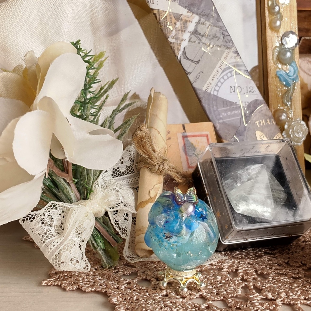 【お値段改定🪄】妖精の国からの贈り物🎁✨/小瓶や可愛らしいアイテムが揃った、素敵な小箱をあなたへ🎶