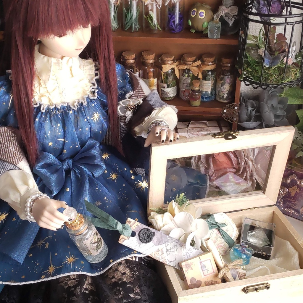 【お値段改定🪄】妖精の国からの贈り物🎁✨/小瓶や可愛らしいアイテムが揃った、素敵な小箱をあなたへ🎶