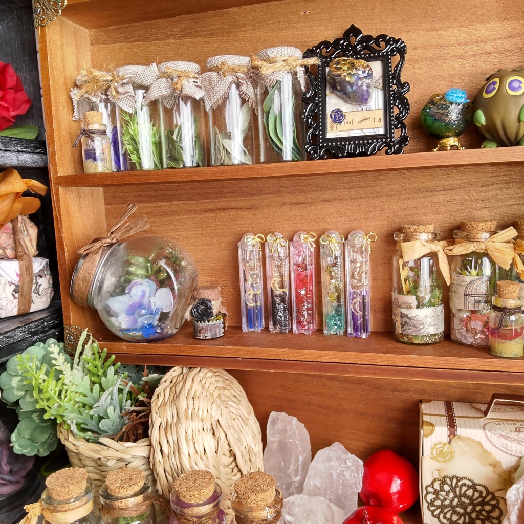 【お値段改定🪄】🌟小さく儚いキラメキの世界(5種類)★1/3ドールサイズ/小さな小さなボトルに詰めた、儚くも美しい世界をあなたへ✨