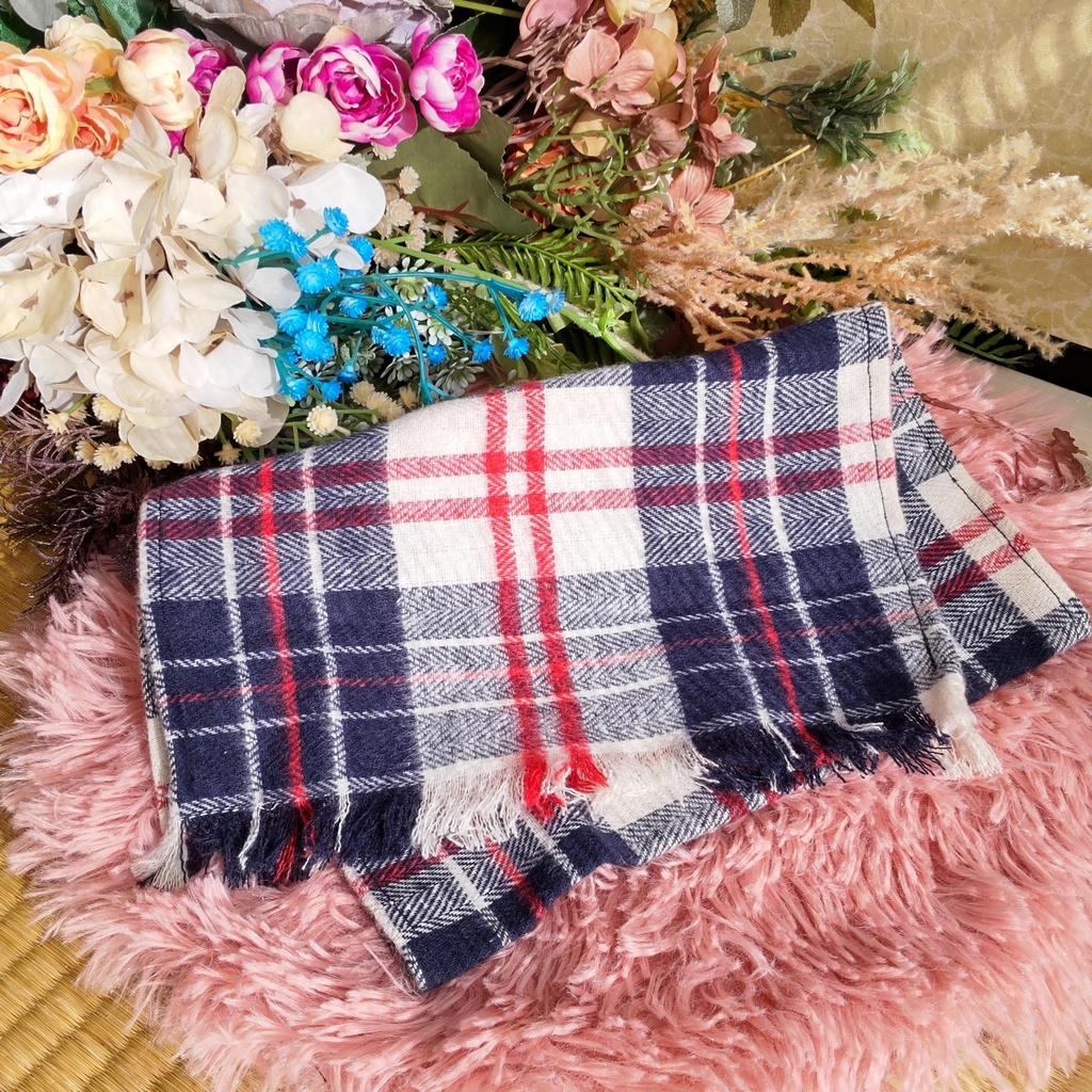 【年末SALE‼️】1/3ドールサイズ(DD・SDなど)★大判ストール*タータンチェック2種/暖かくて、一枚あると便利な大判ストールはいかがですか🎀