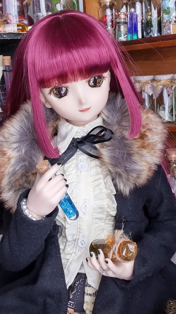 【年末SALE‼️】1/3ドールサイズ(SD、DDなど)魔法道具セット★妖精との契約②/魔法陣やノートなど魔法道具のセットです📜🔯✨